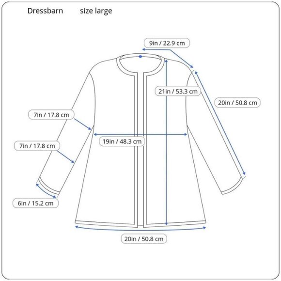 Dressbarn jacket Women size large Multicolor 100% Acrylic 3 Button With Collar - Picture 2 of 8